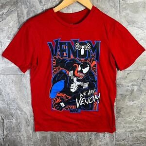 Red and blue Marvel Venom‎ cotton t-shirt Kids XL 14-16 #Venom